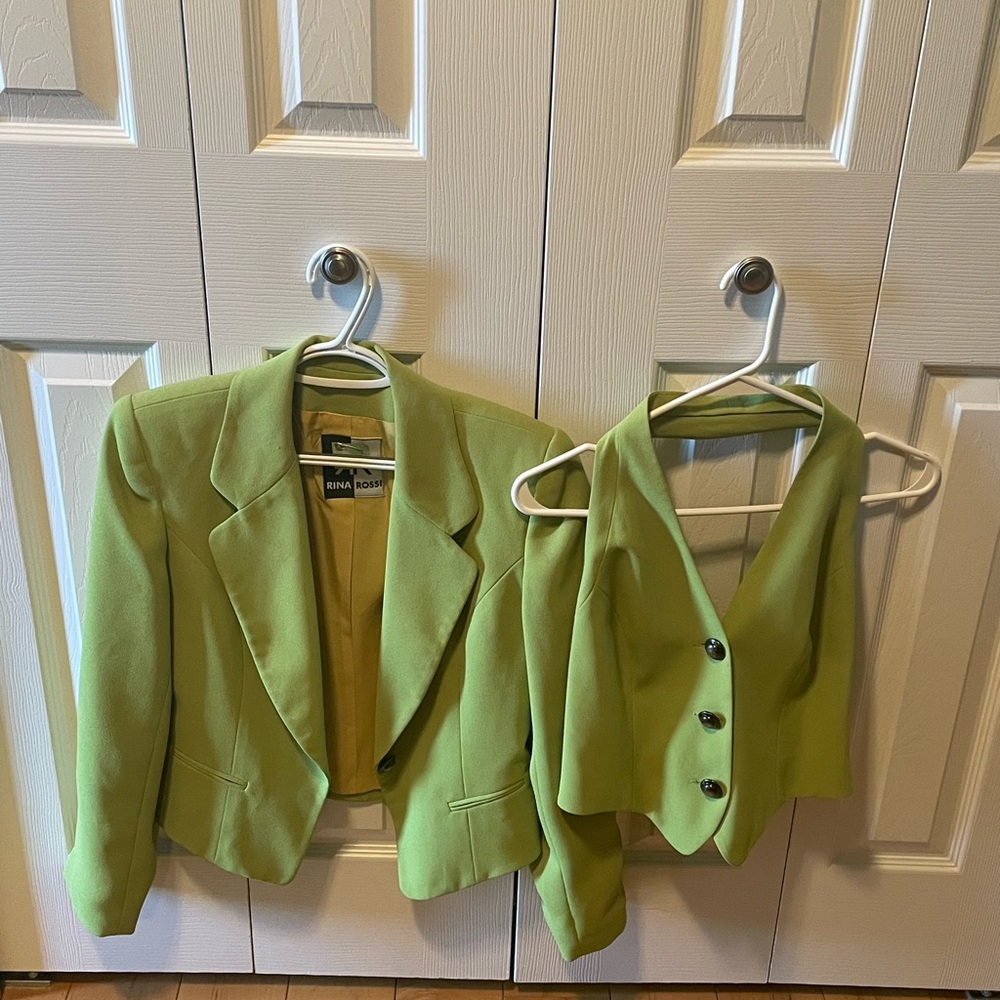 Two piece suit jacket